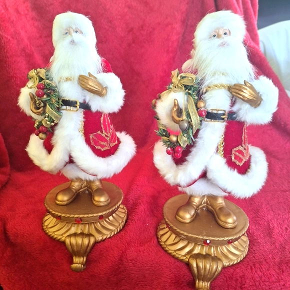 SANTA CLAUSE STOCKING HOLDER .by Each separately - Picture 3 of 16